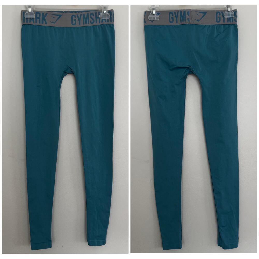 Gymshark Seamless Athletic Leggings in Teal